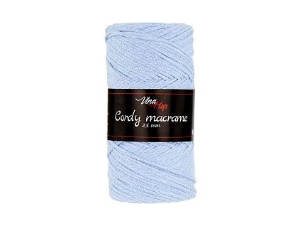 Cordy macrame VH 2,5mm 8422 světle modrá