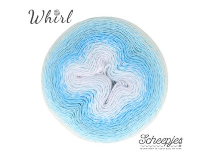 Whirl Sheepjes 790 bílo-modrá