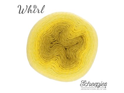 Whirl Sheepjes 551 žlutý melír