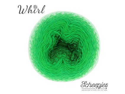 Whirl Sheepjes 565 zelený melír