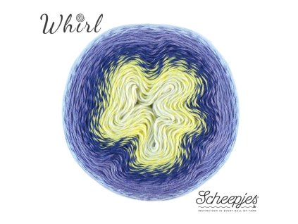Whirl Sheepjes 772 fialovo-žlutá