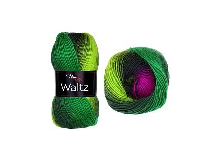 Waltz 5722 zeleno-fuchsiová