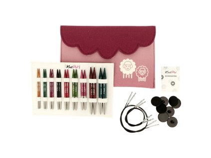 knitpro dreamz deluxe set kratkych vymenitelnych ihlic 10cm id62684