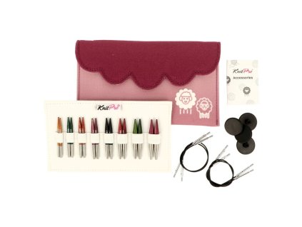 knitpro dreamz mini set kratkych vymenitelnych ihlic 5cm id62673
