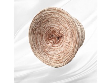 Příze Rosie melange 4-nitka 1700m - 1003 světle béžovo-hnědá melange