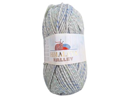 Příze Halley - 78045 šedo-tyrkysovo-modrá