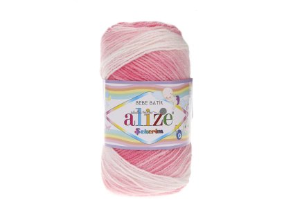 Sekerim bebe batik 2126 růžovo-bílá