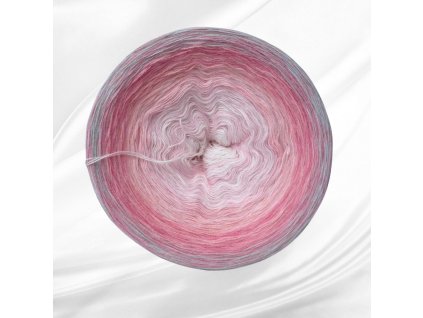 Barevné  klubíčko Rosie Twist 1000m/3N - Kouřová růže