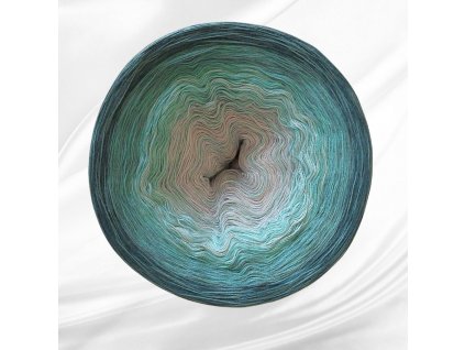 Barevné klubíčko Rosie Twist 1000m/3N - Jadeitové moře