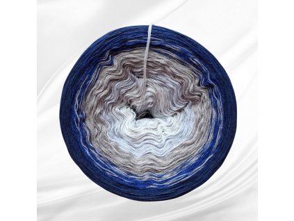 Barevné klubíčko Rosie Twist 1000m/3N - Bouřkové nebe