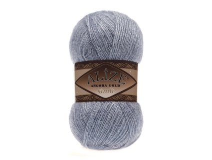 ANGORA GOLD SİMLİ 221 acik denim melanj