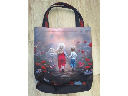 Taška vzor č. 38 - kluk s holčičkou