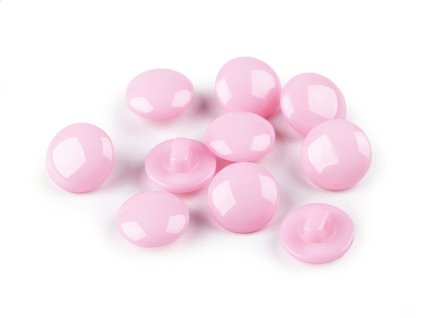 plastovýknoflík12,5mm svetle ruzova
