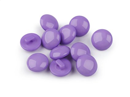 plastovýknoflík12,5mm fialova