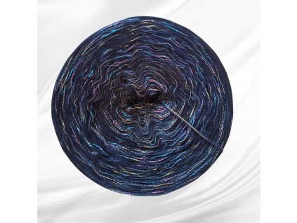 Rosie jednobarevná s lurexem 1500m 340 černá/barevný lurex