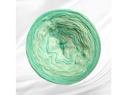 Barevné  klubíčko Rosie - Mint mix - limitka - cca 870m