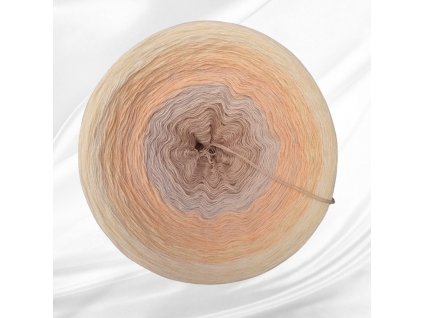 Barevné klubíčko Rosie 1000m/3N - Andělská křídla - smetanová