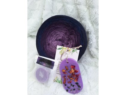 Rosie Harmony Aroma - Čarodějka s černým lurexem 1000m/3N, závěsný vosk a voskonka