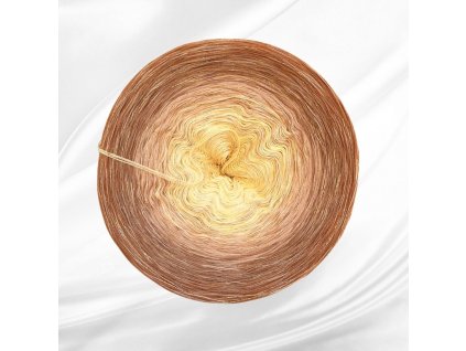 Barevné klubíčko Rosie Twist 1500m/3N - Jiskření podzimu,lunární lurex