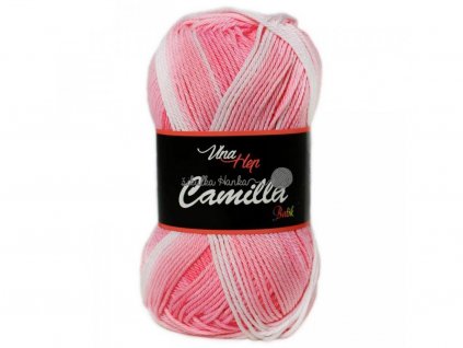 Příze Camilla batik 9602 růžovo-bílá