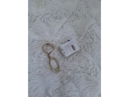 Led světýlka na drátku - 1m - žluté světlo