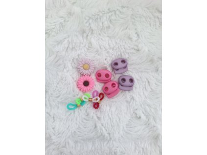 Silikonová zarážka na jehlice - Mix náhodných barev II. 11ks