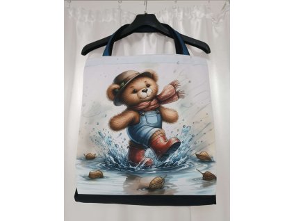 Taška vzor č.64 - méďa v holínkách