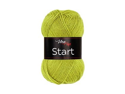 Příze Start 41335 zeleno-žlutá