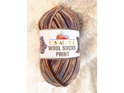 wool socks print s32 03