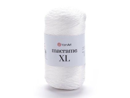 Macrame XL YarnArt 154 bílá