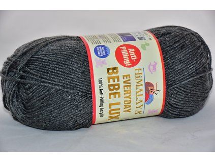 Příze Everyday bebe lux 417 tm.šedá melange