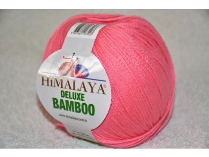 Příze De lux bamboo 08 lososová