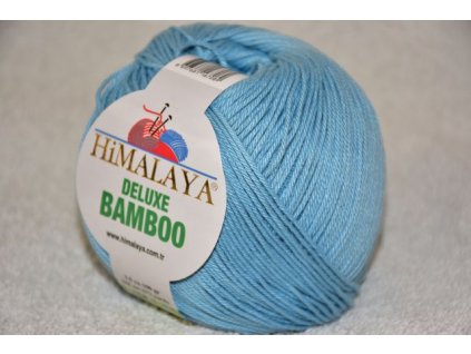 Příze De lux bamboo 16 sv.modrá