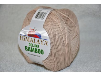 Příze De lux bamboo 21 sv.hnědá