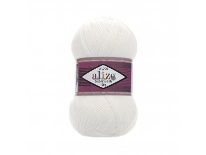 Superwash 100 - 55 bílá