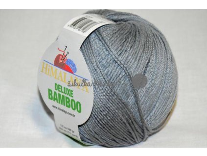 Příze De lux bamboo 26 tm.šedá
