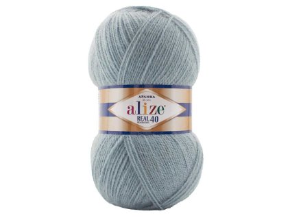 Angora real 40 - 575 šedo-zelená