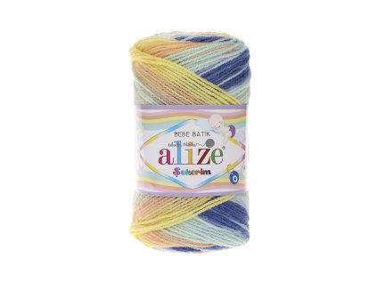 Sekerim bebe batik 6539 modro-žlutá