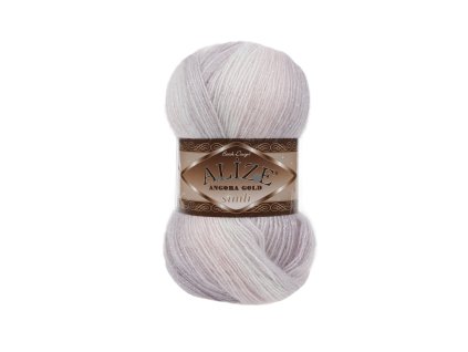 Angora gold simli batik 6554 sv.růžovo-fialová