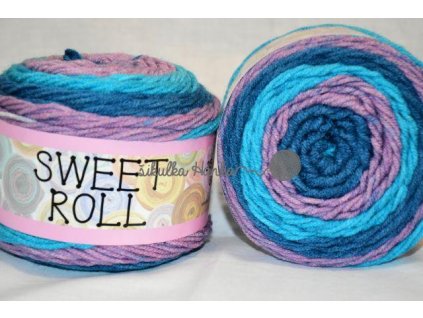 Sweet roll 14 tyrkysovo-fialová