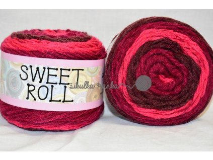 Sweet roll 04 tm.červeno-vínová