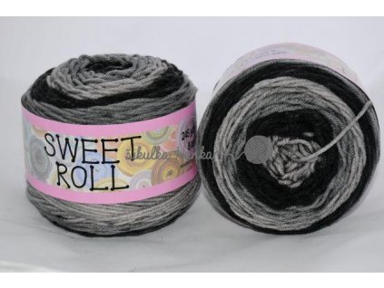Sweet roll 10 černo-šedá