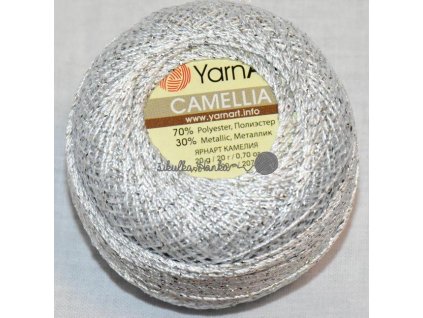 Camellia 411 stříbrná