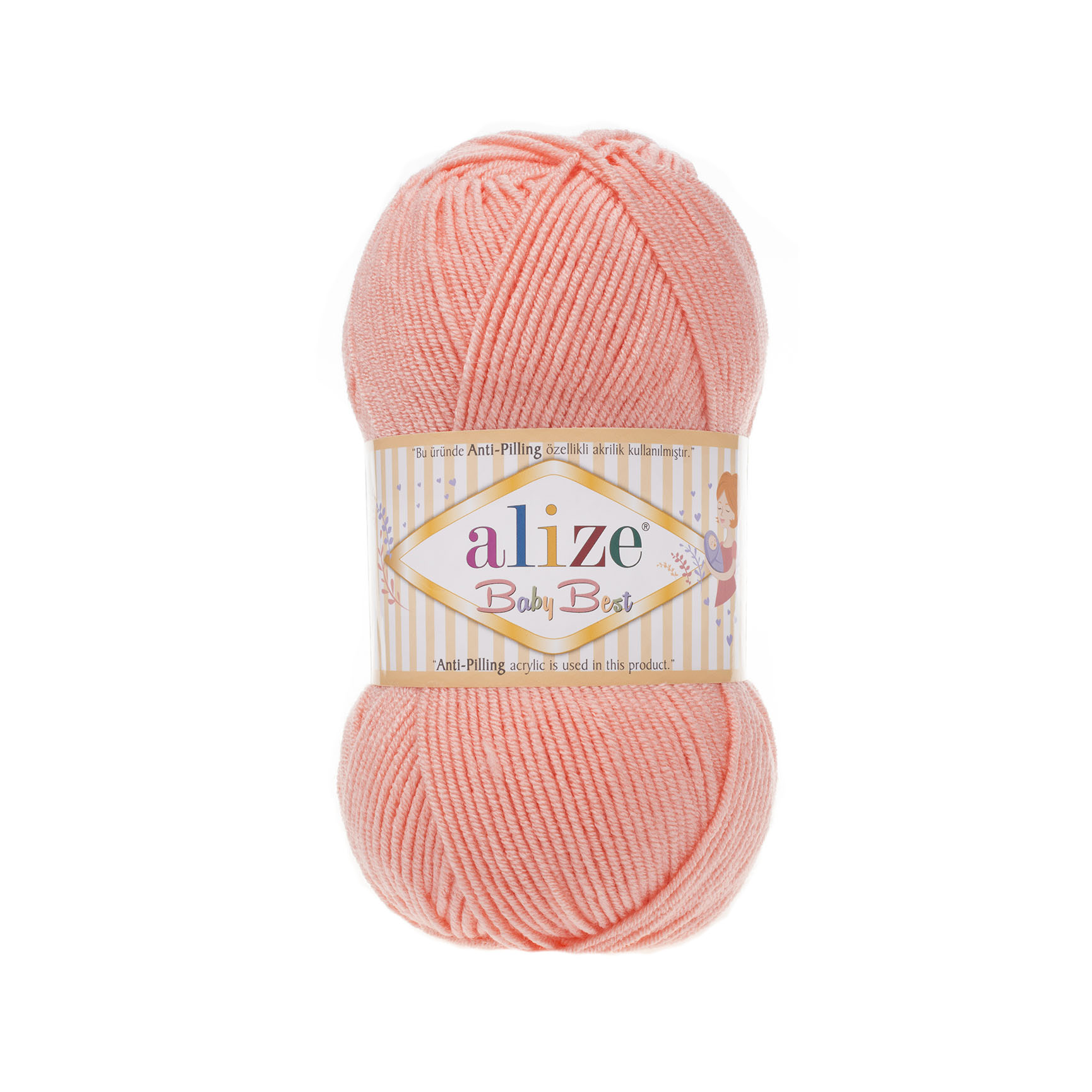 Alize Příze Baby best 145 lososová