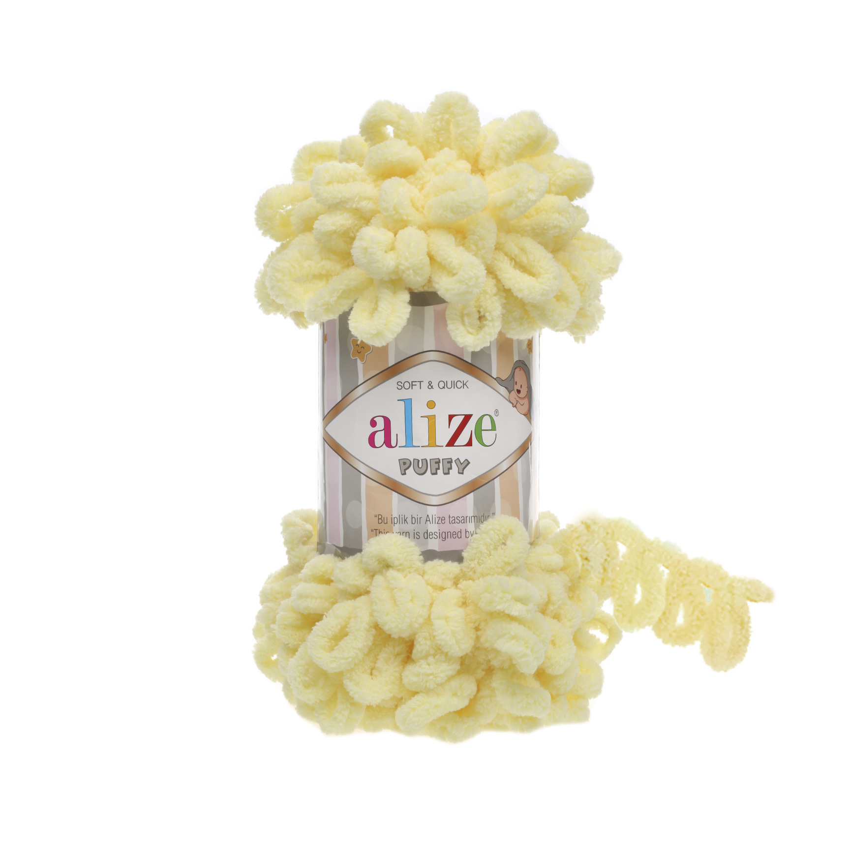 Alize Puffy 13 sv. žlutá