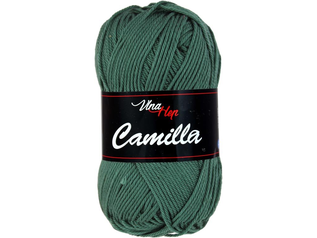 Vlna-hep Příze Camilla 8144 tm.zelená