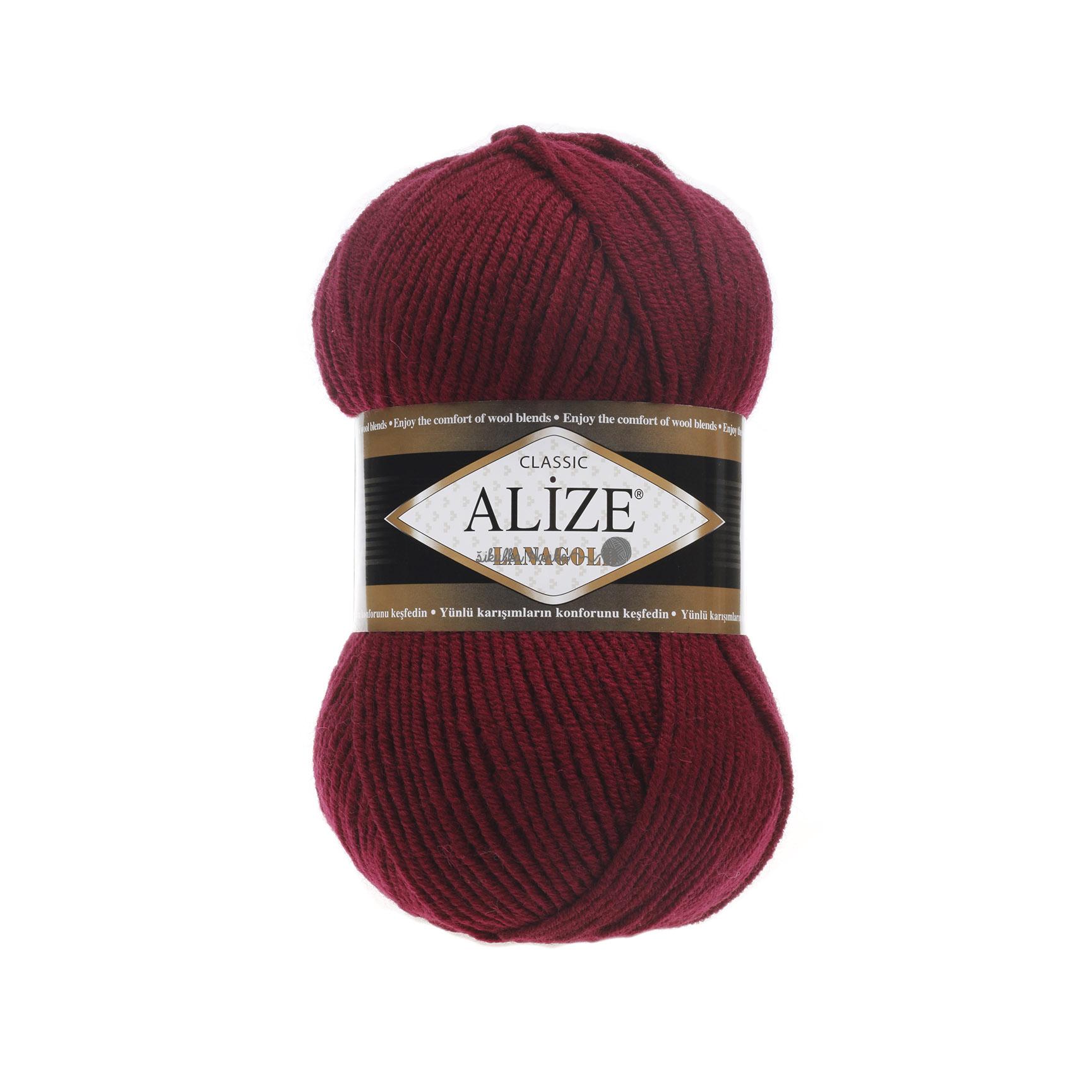 Alize Lanagold classic 57 vínová