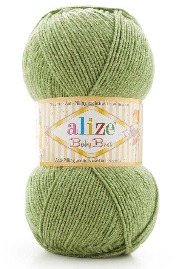 Alize Příze Baby best 485 zelená