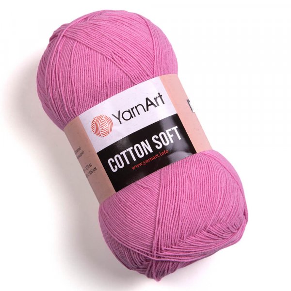 YarnArt Cotton soft 20 sv.růžová