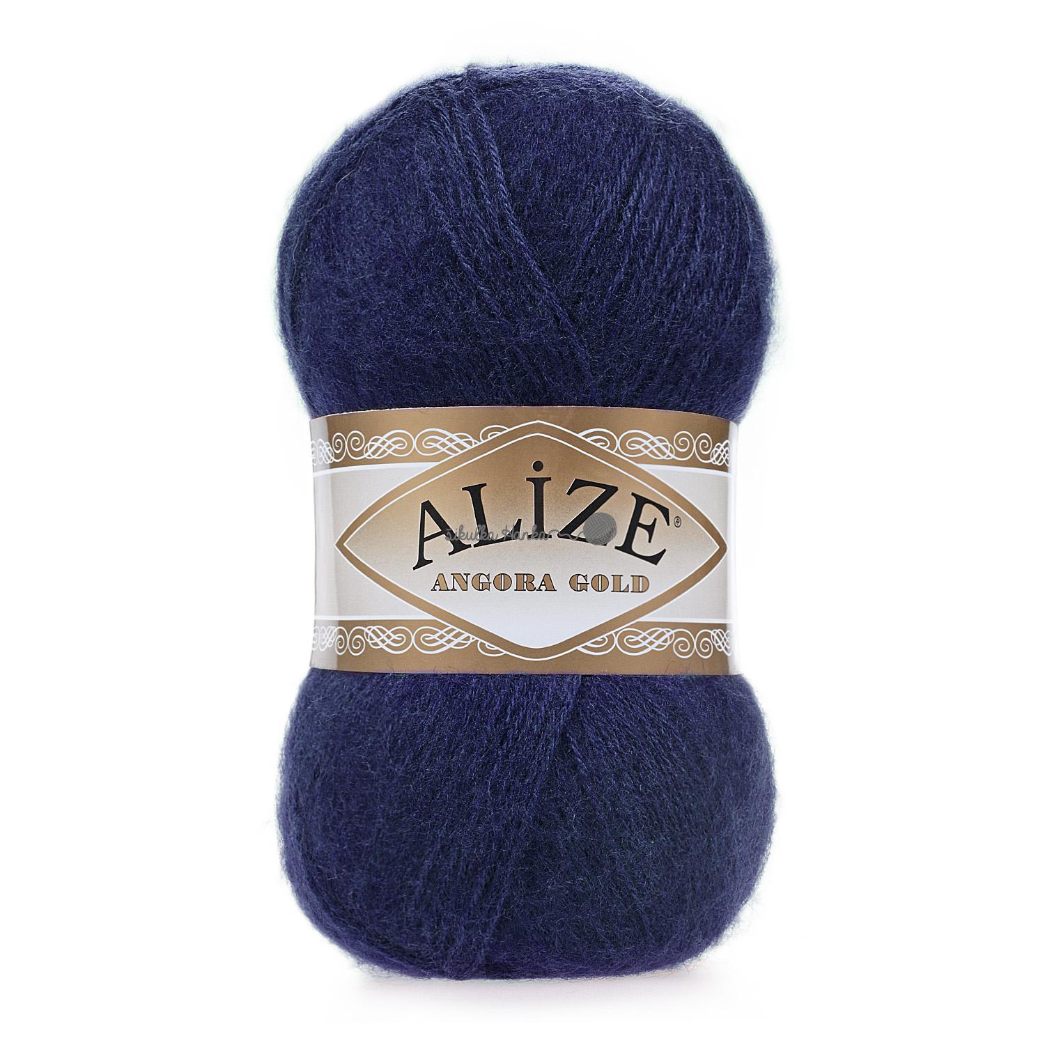 Příze Alize Angora gold 58 tm.modrá